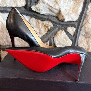 Black and Red Women's Stiletto Heels
